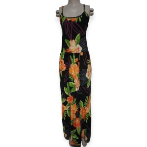 Vestido longo florido